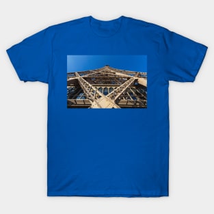 Eiffel Tower in Paris against clear blue sky T-Shirt
